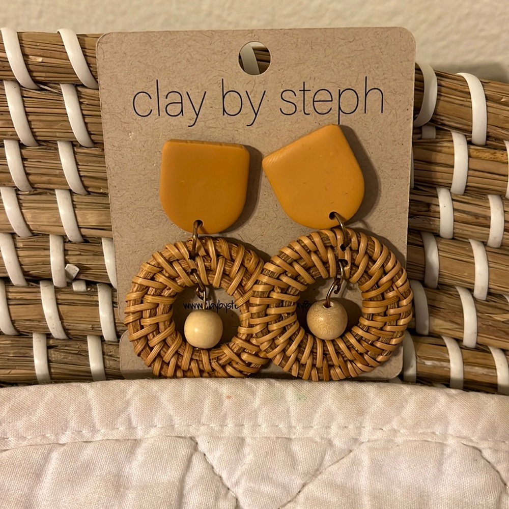 Clay earrings